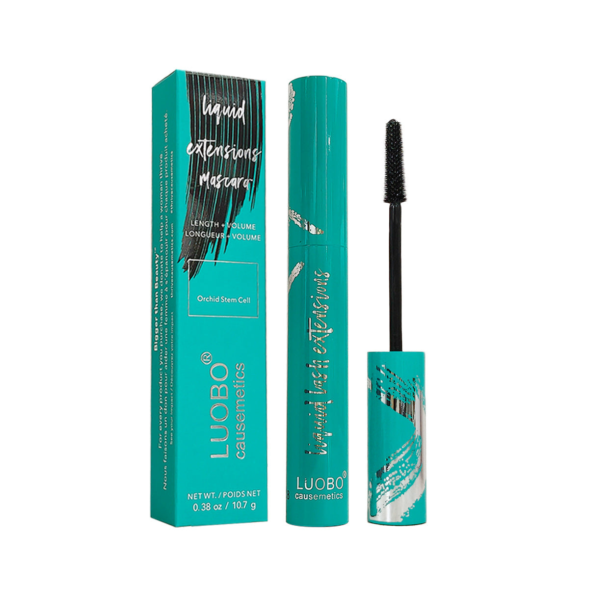 Green Box Mascara, Water-Removable, Long-Lasting, Smudge-Proof, Volumizing & Lengthening, Waterproof, for Lash Enhancement