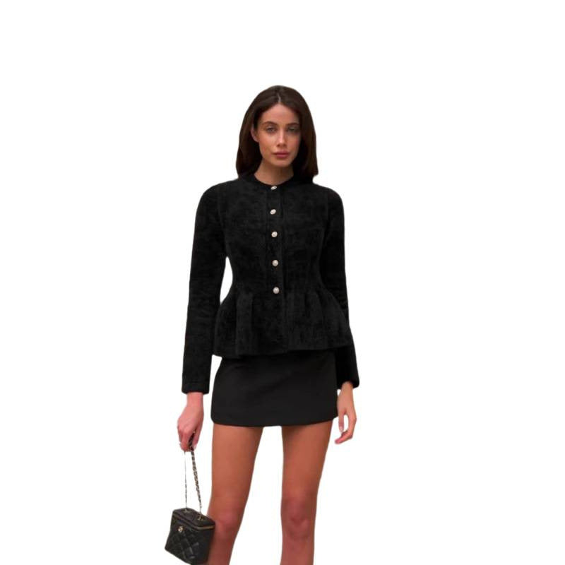 Elegant Knit Cardigan for Women, Slim Fit, Top