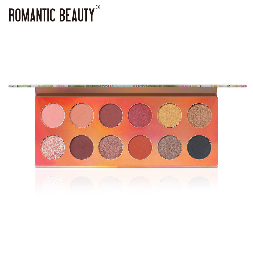 Romantic Beauty 12 Color Dazzle Eye Shadow