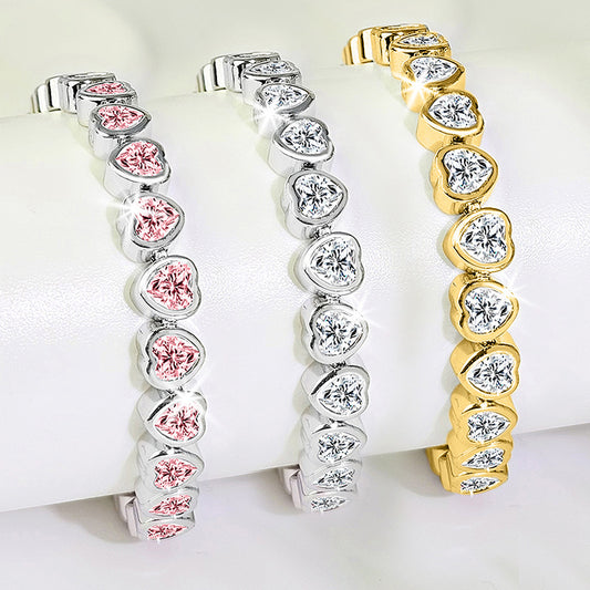 Love Bracelet Heart Shape 3A