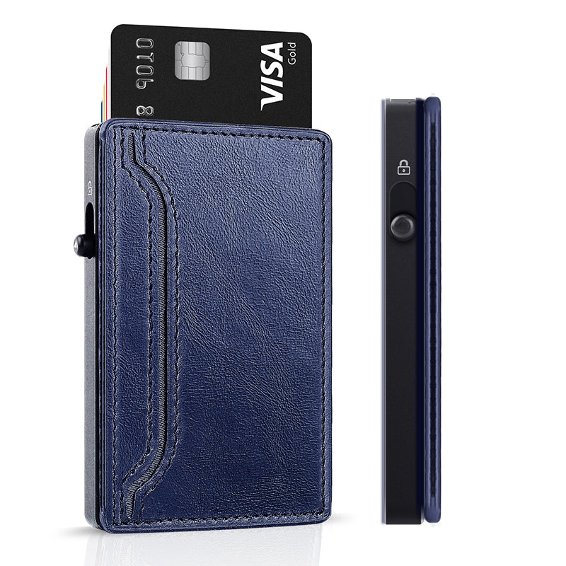 Card Holder Wallet with PU Leather Cover