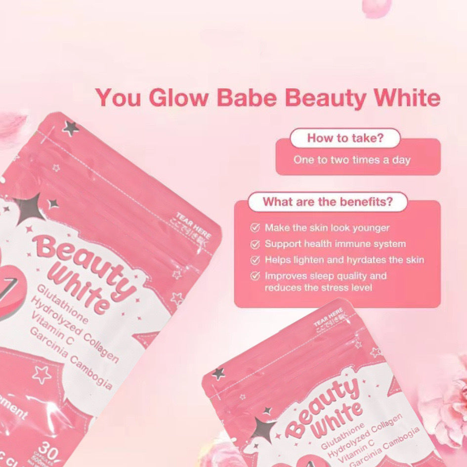 Beauty White Capsule 4in1 Glutathione Collagen Capsules