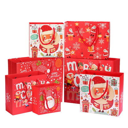Merry Christmas Kraft Paper Gift Bags