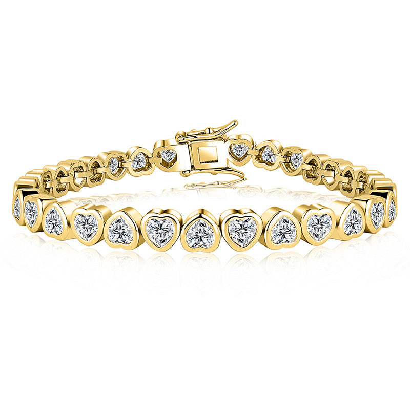 Love Bracelet Heart Shape 3A