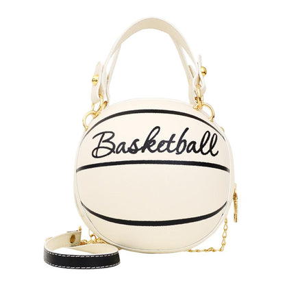 leather pink basketball  hand bags
