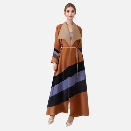 Windbreaker jacket for women with a high-end feel loose fit in large size robe