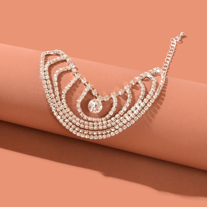 Beach Party Rhinestone Luxurious Anklet