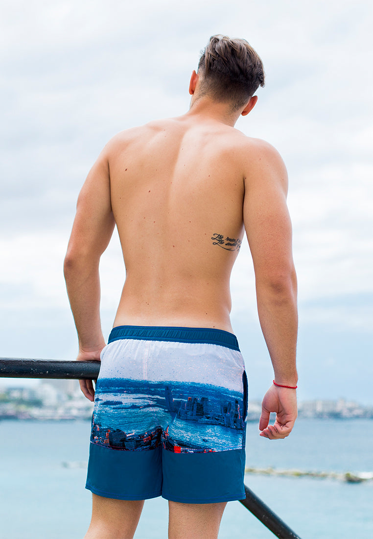 Men's Beach Shorts – Quick Dry, UV Protection