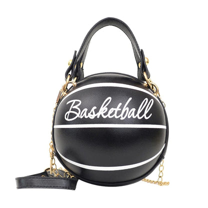 leather pink basketball  hand bags