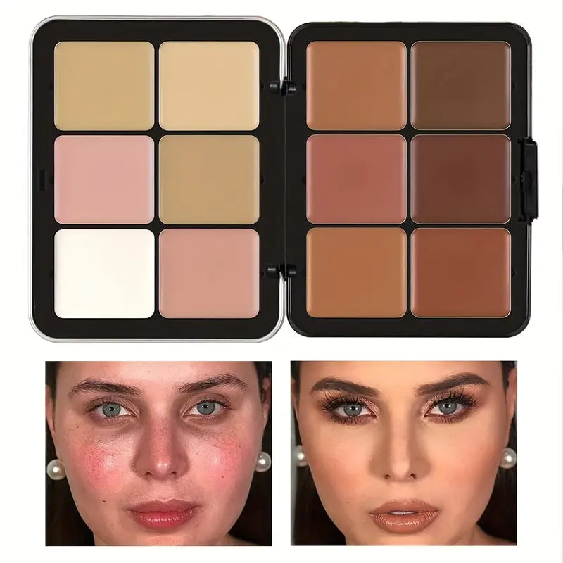 12 Color Concealer Long Lasting Cream Foundation Palette
