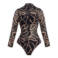 Women's Long Sleeve UV Surf Suit — SPF Sun Protection