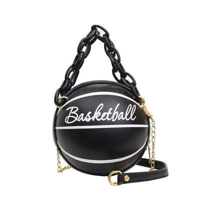 leather pink basketball  hand bags