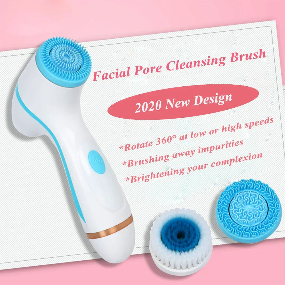Sonic Nu Face Spin Brush Set - Galvanic Facial Spa-2