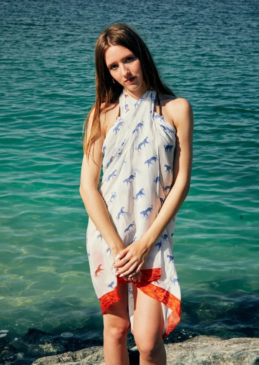 Leopard Luxe Sarong skirt wrap