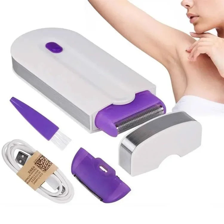 Painless underarm, body Shaver White