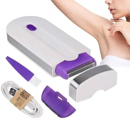 Painless underarm, body Shaver White