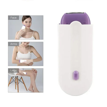 Painless underarm, body Shaver White
