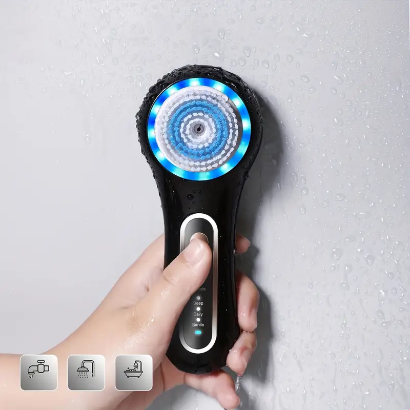 Rechargeable face scrubber