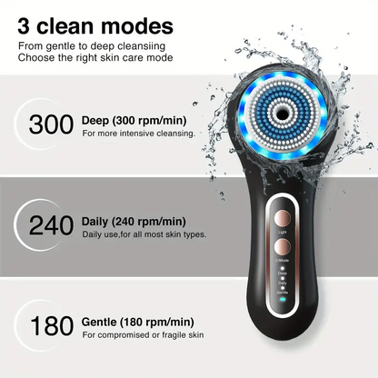 Rechargeable face scrubber